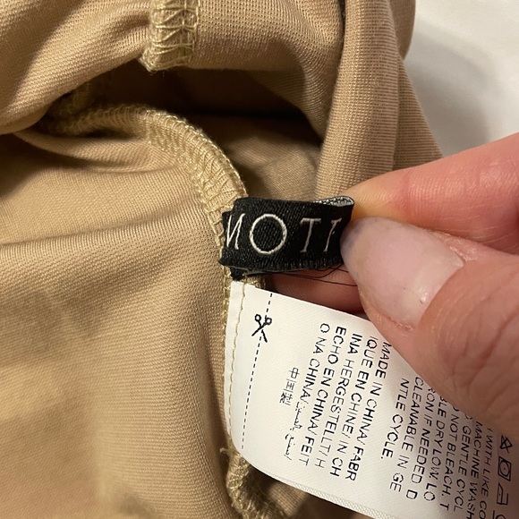 Elegant Tan Sleeveless Top - Picture 2 of 5